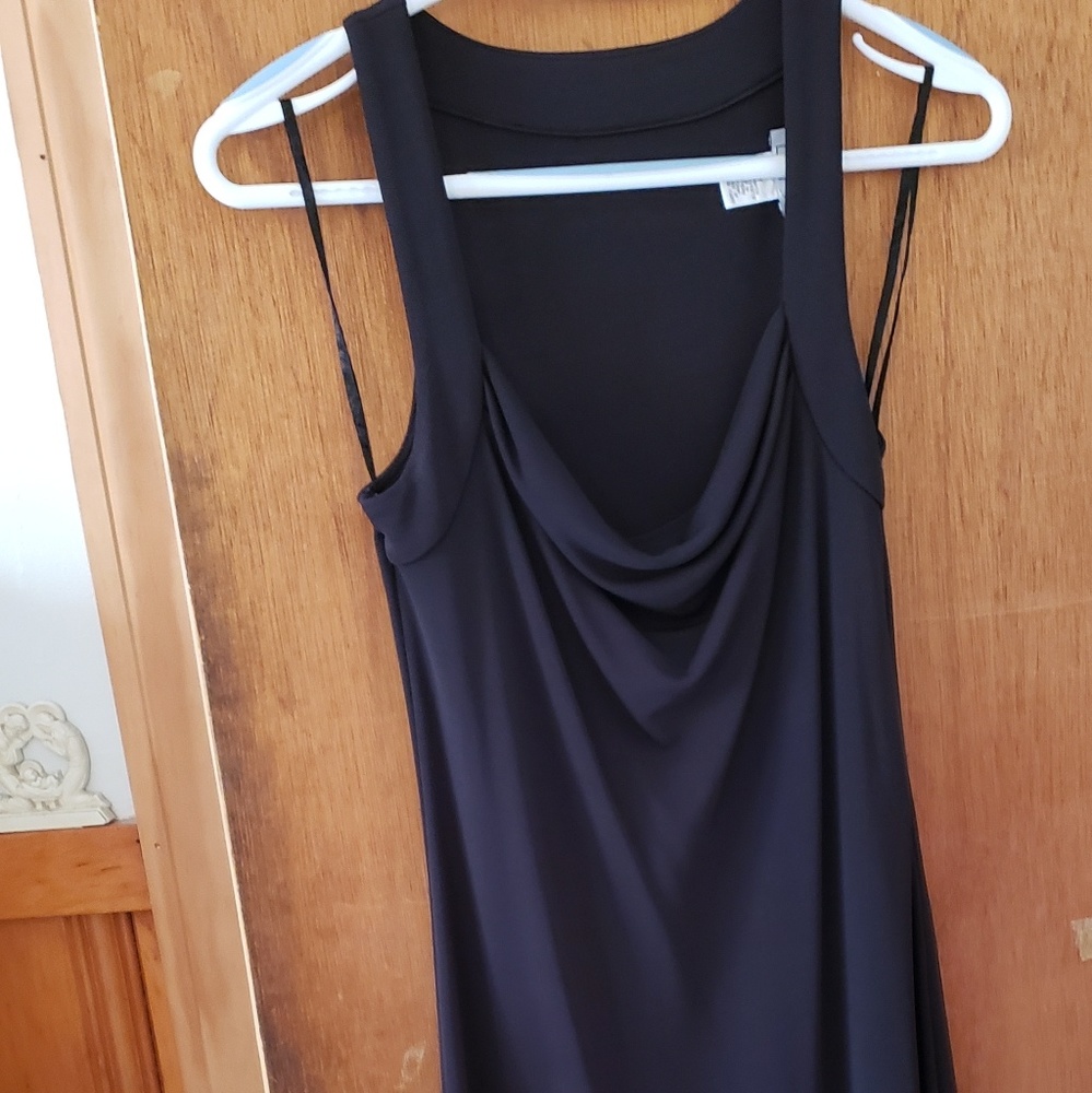 Little black dress that drapes so beautifully.